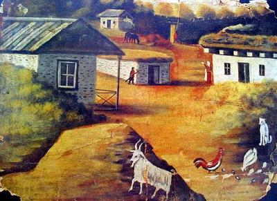 Niko Pirosmanashvili Village oil painting image